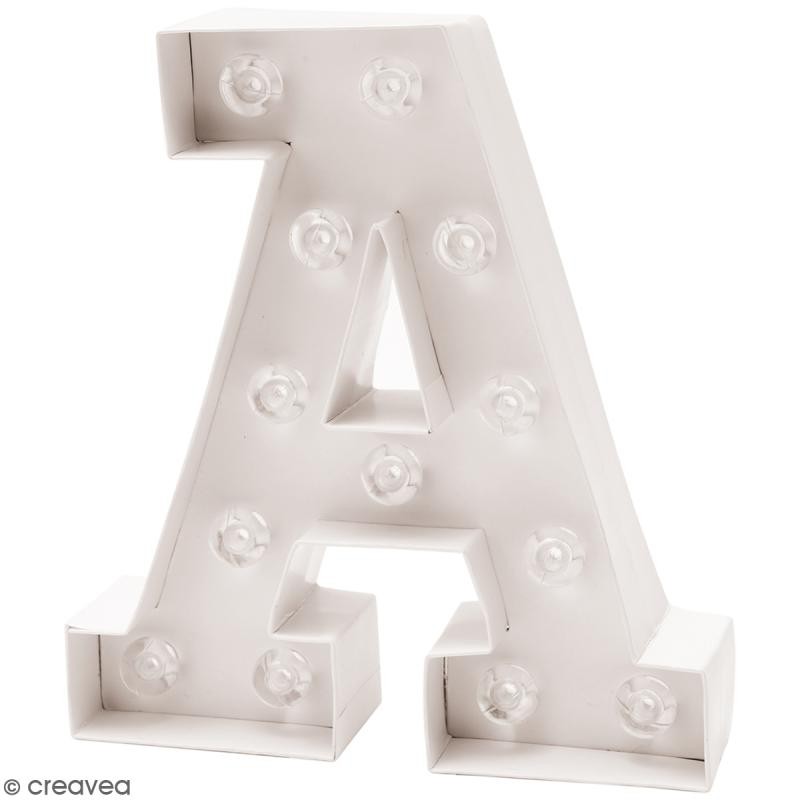 Lettre lumineuse à Led A