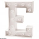 Lettre lumineuse à Led E