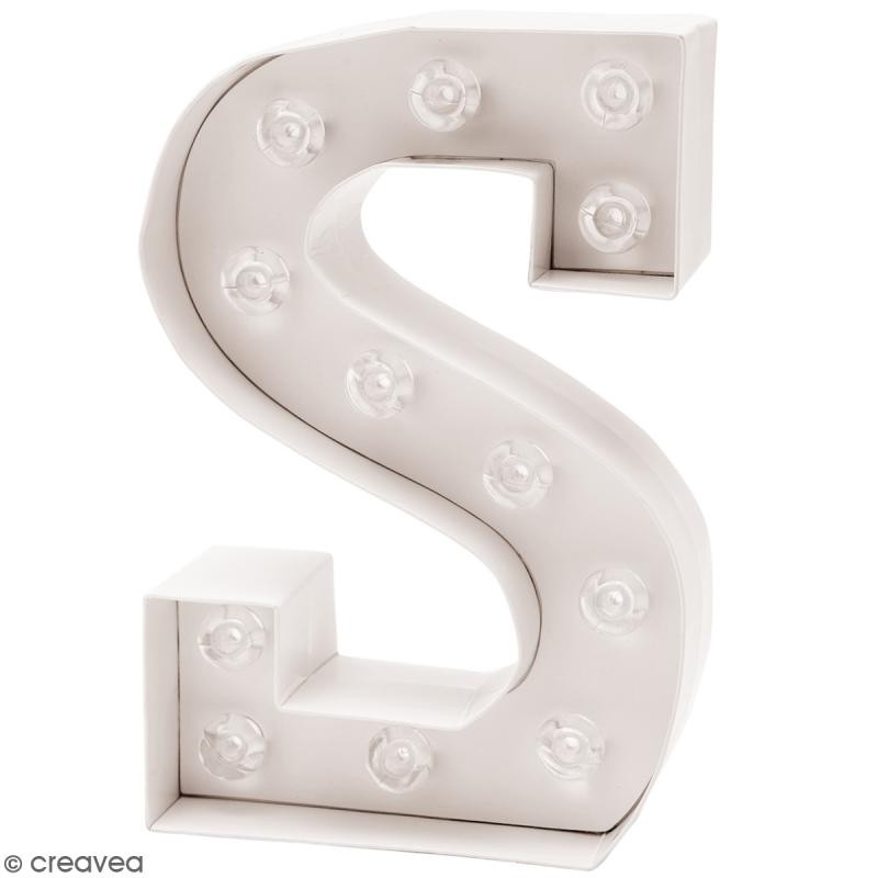 Lettre lumineuse à Led S