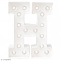 Lettre lumineuse à Led H