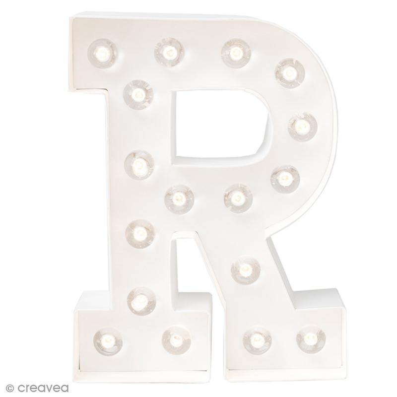 Lettre lumineuse à Led R