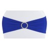 Bandeau de chaise lycra bleu roi