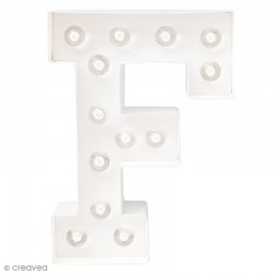 Lettre lumineuse à Led F