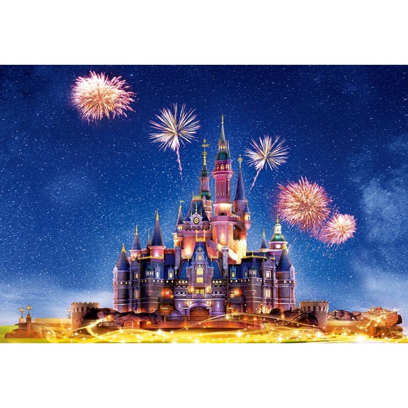 Toile de fond château Disney