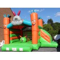 Château gonflable lapin
