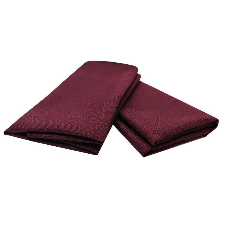 Serviette de table bordeau