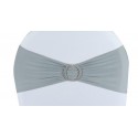 Bandeau de chaise lycra gris