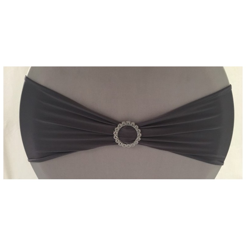 Bandeau de chaise lycra anthracite