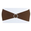 Bandeau de chaise lycra chocolat