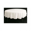 Nappe ronde blanche D240