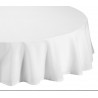 Nappe ronde blanche D240
