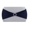 Bandeau de chaise lycra marine