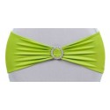 Bandeau de chaise lycra vert pomme