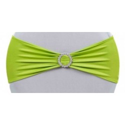 Bandeau de chaise lycra vert pomme