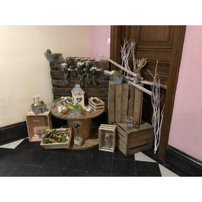 Décoration bois / bouteille