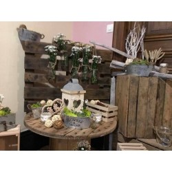 Décoration lanterne bois