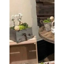 Décoration lanterne bois