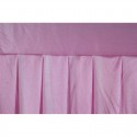 Rideau rose opaque satiné