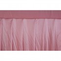 Rideau nude opaque satiné
