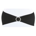 Bandeau de chaise lycra noir