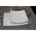 Assiette creuse carrée