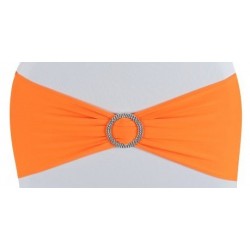 Bandeau de chaise lycra orange