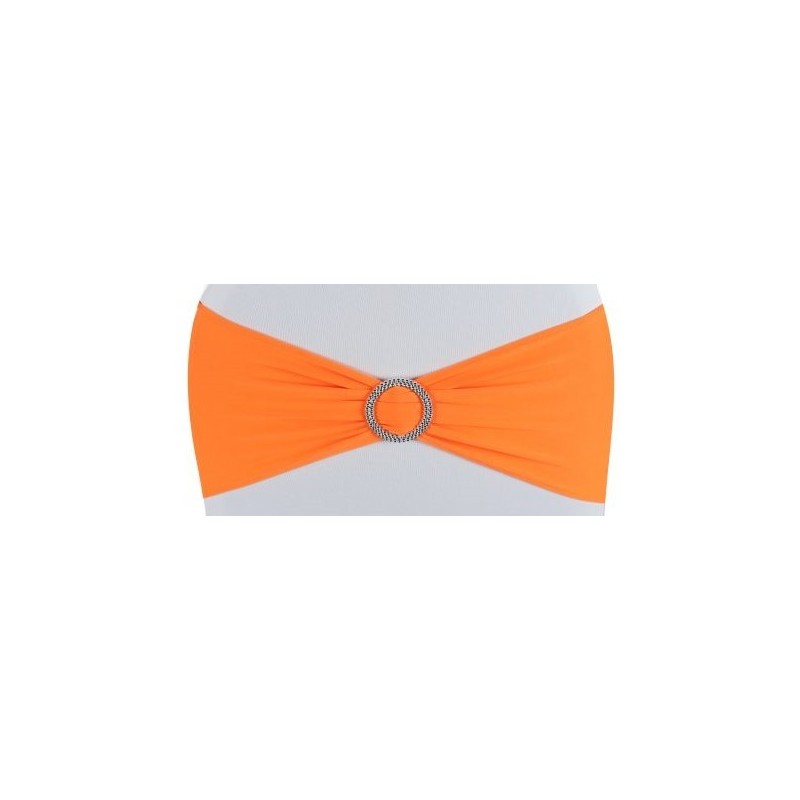 Bandeau de chaise lycra orange