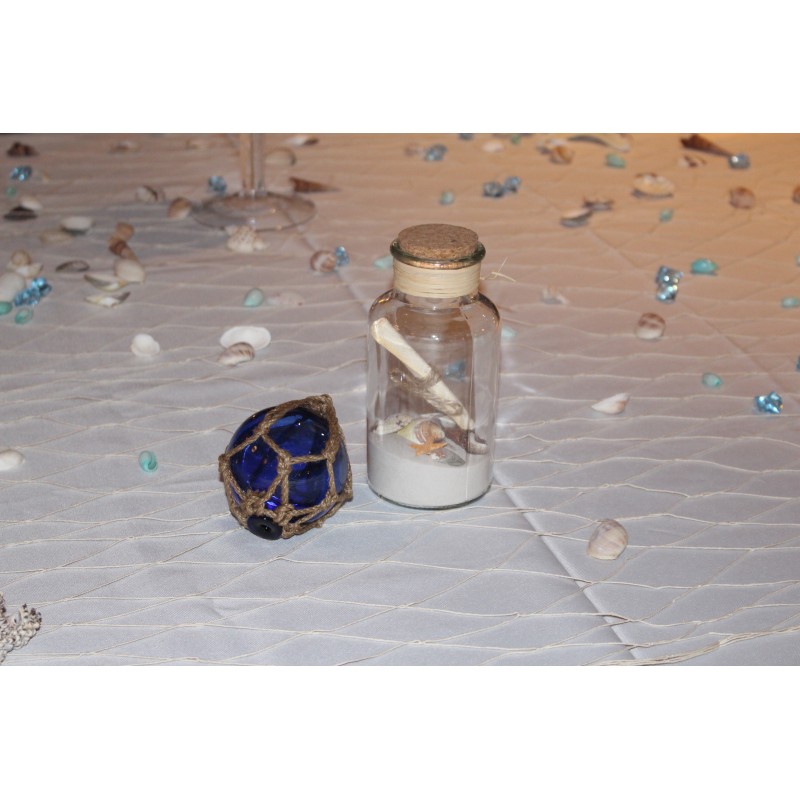 Boule bleu avec corde