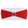 Bandeau de chaise lycra rouge
