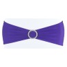 Bandeau de chaise lycra violet