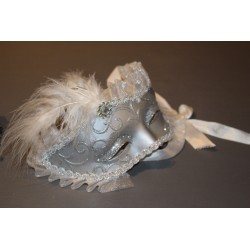 Masque vénitien gris