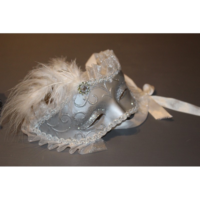 Masque vénitien gris