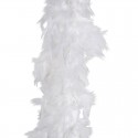 Boa de plumes blanche