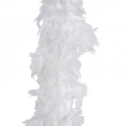 Boa de plumes blanche
