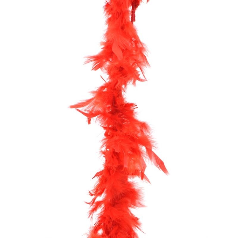 Boa de plumes blanche