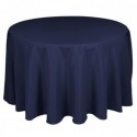 Nappe ronde bleu marine