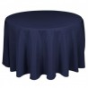 Nappe ronde bleu marine