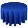 Nappe ronde bleu roi