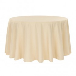 Nappe ronde champagne