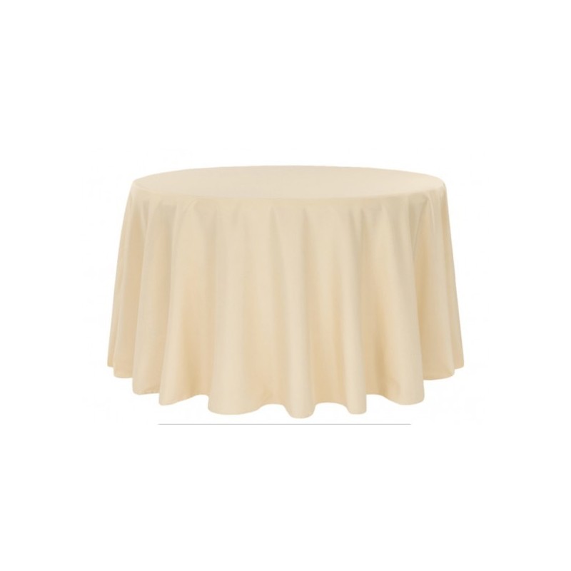 Nappe ronde champagne