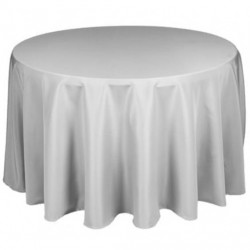 Nappe ronde grise