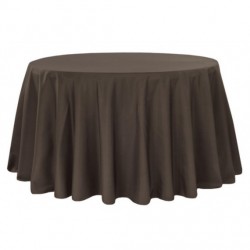 Nappe ronde chocolat