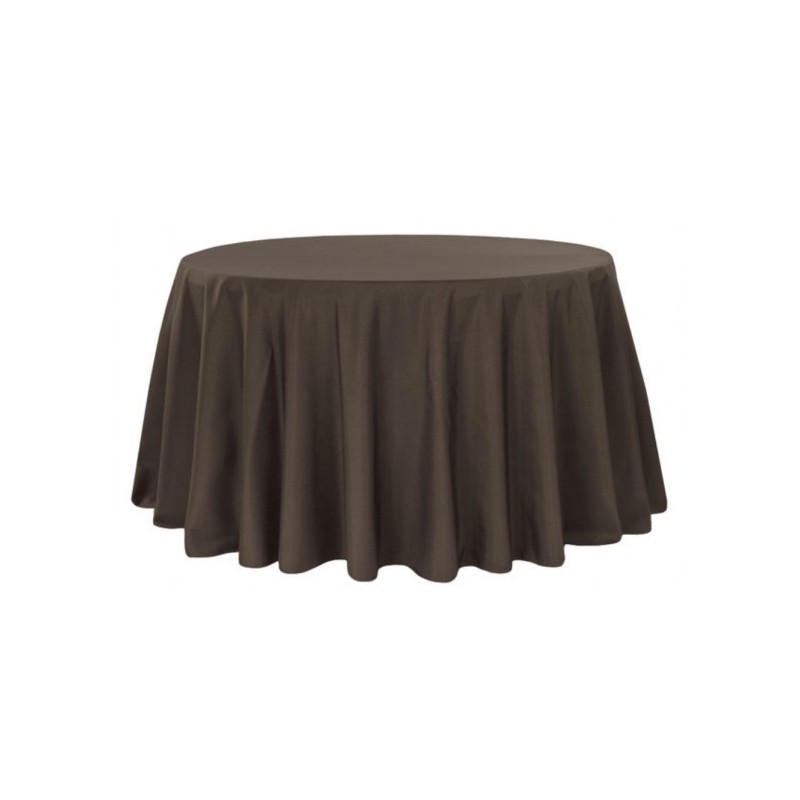 Nappe ronde chocolat