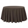 Nappe ronde chocolat