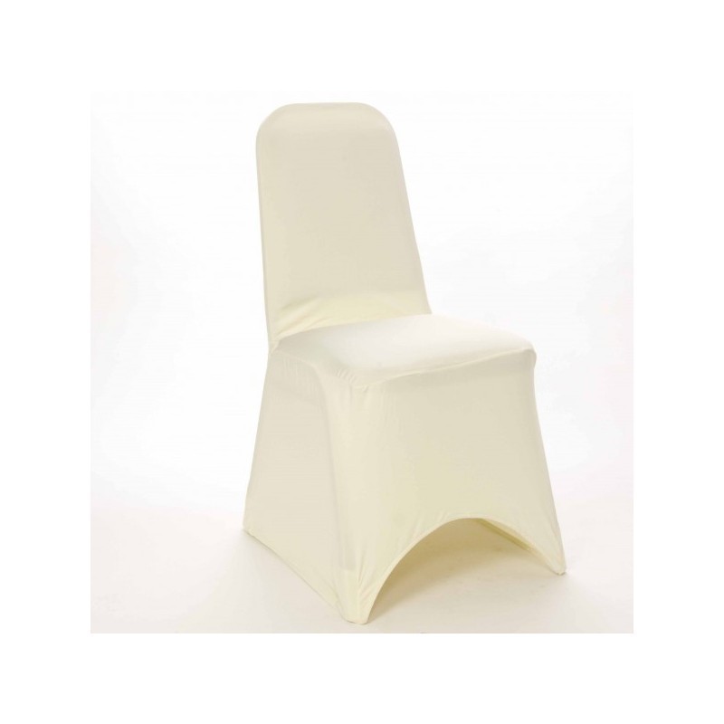 Housse de chaise ivoire