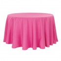 Nappe ronde fushia