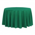 Nappe ronde vert émeraude