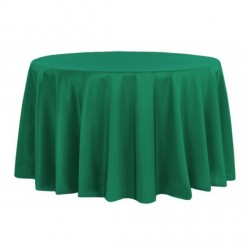 Nappe ronde vert émeraude