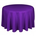 Nappe ronde violet