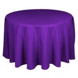 Nappe ronde violet